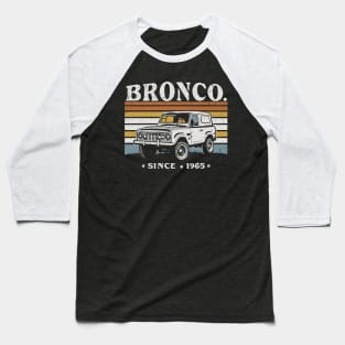Bronco Classic Car Baseball T-Shirt